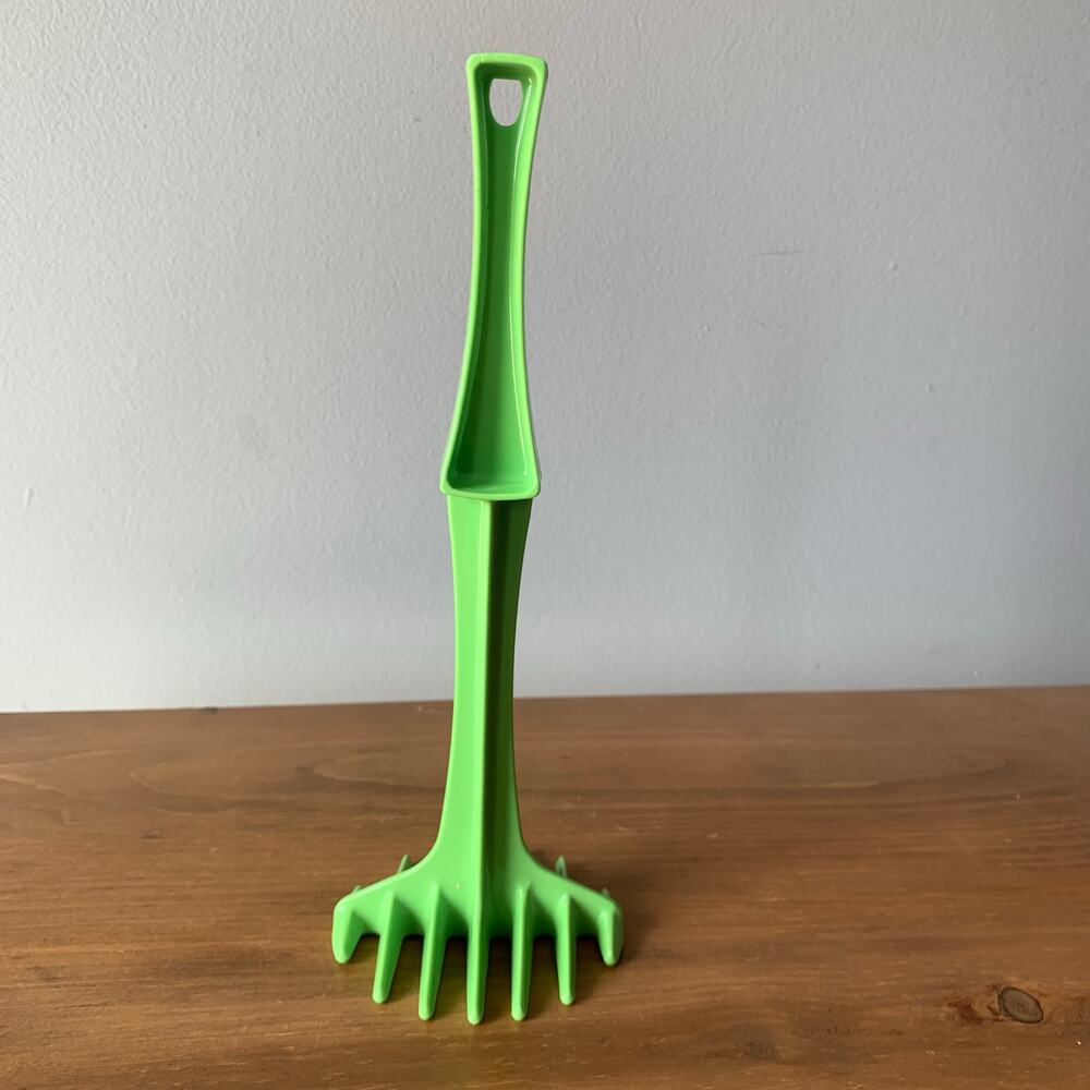 Vintage Tupperware Potato Masher Meat MCM 9" Green Kitchen Utensil - Picture 6 of 9